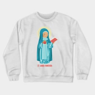 Saint Laura Montoya. Mother Laura Crewneck Sweatshirt